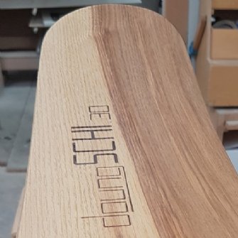 Kernesche mit kleiner Lasergravur