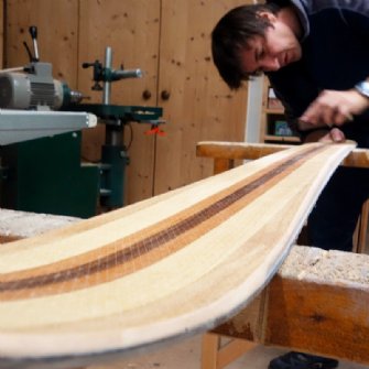 Designholzkern mit Glasfaserverbund