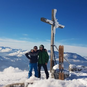 1.Skitour 2018 auf den Schlenken © skiwerk