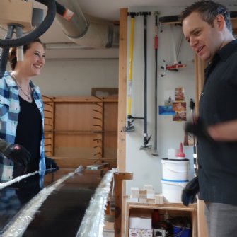 Begeistert von ihren Full-Rocker Ski!