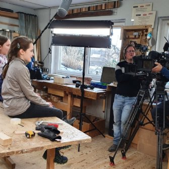 Interview der Mädchen © skiwerk